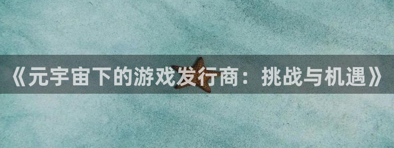 亿万28官网代理注册不了：《元宇宙下的游戏发行商：挑战与机遇》
